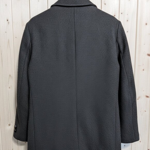 🧥 CIGLIANO Stylish Italian Coat Men's Sz (M) Dark Gray Wool Blend Winter Jacket - Picture 9 of 11